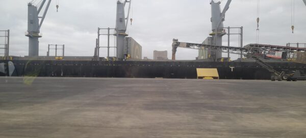 Riordan loading ship